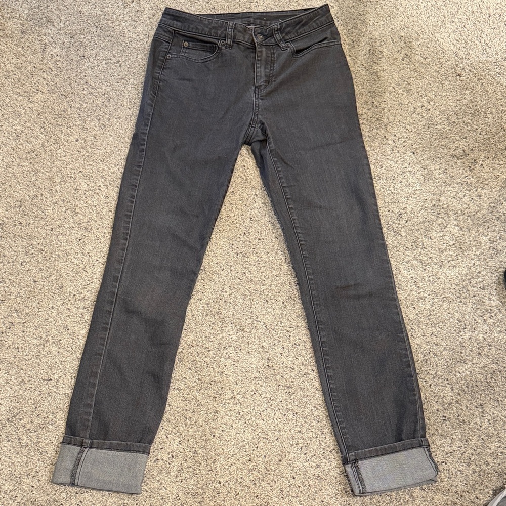 Prana Dark Gray Ankle Jeans